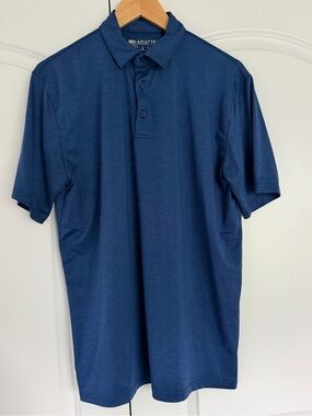 Ariat Tek Navy Performance Polo Shirt - Men’s Medium